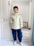 雪中飛兒童羽絨服2025新款女童簡(jiǎn)約面包服男童加厚洋氣保暖冬季羽絨外套 嫩綠色 130 曬單實(shí)拍圖