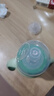 抱抱鴨 奶瓶嬰兒寬口徑吸管奶瓶防摔防脹氣帶雙手柄新生寶寶pp材質(zhì)奶瓶 淡草綠300+送1個奶嘴 曬單實拍圖