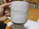 MDNG羊脂玉墨山茶杯茶水分離辦公水杯個人專用陶瓷過濾泡茶馬克杯帶蓋 曬單實拍圖