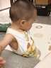漢宮優(yōu)品嬰兒套裝夏季無(wú)袖男童分體衣服中國(guó)風(fēng)女童背心兩件裝薄款寶寶夏裝 瑞獸麒麟 100 曬單實(shí)拍圖