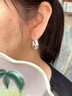 COISE999足銀耳環(huán)女中式復(fù)古吉祥福耳墜國潮耳釘生日禮物送媽媽長輩 耳環(huán)定金/禮盒 曬單實(shí)拍圖