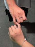 鉑金PT950戒指男女情侶白金對戒18k輕奢送女友老婆生日情人節(jié)禮物 輕奢款魯伯特之淚女戒單個 贈送精美禮盒 曬單實拍圖
