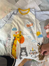 優(yōu)奇夏天寶寶睡袍睡衣夏季超薄款嬰兒空調(diào)服兒童家居服長(zhǎng)袖連體衣夏裝 曬單實(shí)拍圖