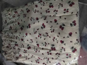 UR2025春季新款女裝復(fù)古碎花V領(lǐng)短款吊帶連衣裙UYL750022 曬單實(shí)拍圖