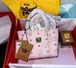 MCM【買(mǎi)1贈1】【新品】超迷你輕霧粉菜籃子手提托特包單肩斜挎女包 輕霧粉 超迷你 曬單實(shí)拍圖
