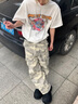 牧唯美式復(fù)古工裝迷彩褲子男2025新款潮傘兵痞帥寬松顯瘦休閑百搭長(zhǎng)褲 迷彩 高品質(zhì) XL [建議140-155斤] 曬單實(shí)拍圖