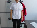 HLA海瀾之家短袖襯衫夏季商務通勤純色正裝襯衣女裝 曬單實拍圖