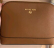 MICHAEL KORS【新年禮物】邁克高仕 MK Jet Set Charm 中號皮質(zhì)貝殼包斜挎包 牛皮棕 230 中號 曬單實(shí)拍圖
