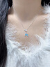 GRACE GIRL美人魚尾手鏈女項鏈耳釘套裝2025新款輕奢高級感生日禮物送女友 月光石魚尾【手鏈+項鏈+耳釘】 曬單實拍圖