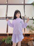 班尼路童裝女童速干網(wǎng)球裙短褲2025新款夏季薄款裙褲兒童運(yùn)動(dòng)褲外穿夏款 紫-BNL抱心兔粉硅膠印XS 130 曬單實(shí)拍圖