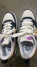 耐克（NIKE）官網(wǎng)男女鞋COURT BOROUGH皮面低幫運動休閑鞋 青少年學(xué)生復(fù)古板鞋 HJ3482-071/黑灰黃 37.5 【建議腳長23.5+厘米】 曬單實拍圖