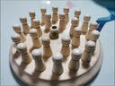 拉迪圖記憶棋盤兒童益智力玩具親子專注力訓(xùn)練棋類早教桌面游戲早教木制 顏色記憶棋（B187中號/實木）彩盒 曬單實拍圖