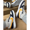 耐克（NIKE）官方男女鞋COURT BOROUGH皮面低幫運動休閑鞋 青少年學(xué)生復(fù)古板鞋 HJ3482-071/黑灰黃 36.5 【建議腳長23.5厘米】 曬單實拍圖