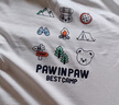 PawinPaw小熊童裝24夏新款男女童印花圓領(lǐng)短袖T恤 Ivory象牙色/39 120 曬單實(shí)拍圖
