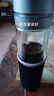 斯派德超大玻璃杯茶杯車載男士新款全自動(dòng)開蓋茶水分離便攜雙層水杯 銀+杯套【速開雙層加厚防 700ml 即將恢復(fù)：00：03:55 曬單實(shí)拍圖