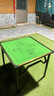 諾予安摜蛋桌折疊摜蛋專(zhuān)用桌多功能靜音撲克比賽棋牌桌高端加厚不擋腿 【綠色80cm桌】鋁合金包邊+2撲克 曬單實(shí)拍圖