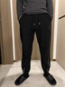 安初夏夏季冰絲休閑褲男薄款速干運(yùn)動寬松彈力潮流工裝九分束腳沖鋒褲子 黑色【薄款】 3XL 建議160-180斤 曬單實拍圖