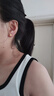 中國黃金四葉草雙色黃金耳釘女999足金七夕情人節(jié)禮物送女朋友老婆 四葉草雙色耳釘彎針款 金重約2.4g 曬單實拍圖