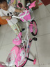 兒童自行車(chē)女孩男孩童車(chē)兒童腳踏車(chē)小孩單車(chē)小孩自行車(chē)兒童 海豚 運動(dòng)款 粉色 12寸【身高80-95cm】 曬單實(shí)拍圖
