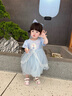 木木屋愛莎公主裙夏季女童連衣裙2025新款兒童裙子中小女孩生日表演禮服 藍(lán)色愛莎公主裙【帶頭紗】aioaeig 130 建議7~8歲【120-130】cm 曬單實拍圖