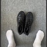 特步一體成型3代跑步鞋男體考耐久競(jìng)訓(xùn)支撐輕盈跑鞋女休閑運(yùn)動(dòng)情侶鞋 黑-男 42 曬單實(shí)拍圖