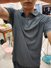 SHANSHAN杉杉新款男士夏裝休閑POLO衫短袖t恤商務(wù)翻領(lǐng)上衣中青年男士衣服 白色 XL /180 曬單實(shí)拍圖
