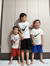 NIKE3BRAND 耐克童裝純棉【短袖T恤+短褲2件套】夏季兒童運動套裝 曬單實拍圖