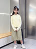 優(yōu)優(yōu)1點(diǎn)（Yoyo one）女童半身裙中長款夏季新款速干兒童裙子夏裝輕薄中大童工裝a字裙 6047黃綠色 150 150cm 曬單實(shí)拍圖