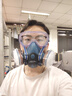 星工（XINGGONG）防毒面具 活性炭口罩粉塵/苯噴漆印刷防毒面罩面具七件套 XGFD-1 曬單實(shí)拍圖