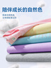真維斯童裝女童夏季套裝2025新款兒童純棉短袖T恤時尚中大童休閑花苞腰短褲 白/J荷葉貓右下-綠/J夏天K 150 曬單實拍圖