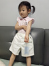 Teenie Weenie Kids【菁英POLO】小熊童裝25年款女童飛袖短袖打底衫 粉色 110 cm 曬單實(shí)拍圖