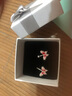 BJYLS999足銀幻境蝶翼耳釘女新中式國風(fēng)蝴蝶耳環(huán)養耳洞小眾純銀耳飾品 999足銀粉粉蝴蝶（一對價(jià)） 曬單實(shí)拍圖