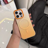 韻寧 漸變色超薄無邊框適用于iPhone16promax手機(jī)殼新款蘋果15pro透明膚感磨砂16無線磁吸15硬套男女款 【漸變綠】無邊框*膚感磨砂*強(qiáng)力磁吸 iPhone16Pro 曬單實(shí)拍圖