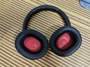 比博歐適用 鐵三角ATH-WS660BT耳機套WS660BT頭戴式耳機海綿套耳罩皮耳套ATH-AR5BT AR5IS耳機套耳機配件 黑色【紅網(wǎng)耳機套，一對】 曬單實(shí)拍圖