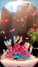 hailiy海麗雅新款創(chuàng  )意網(wǎng)紅魚(yú)缸生態(tài)落地客廳魚(yú)缸小型金魚(yú)缸半圓形水族箱 半圓形魚(yú)缸（升級珊瑚裝飾） 曬單實(shí)拍圖