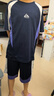 多多家男童潮流套裝夏季運動訓練服2025新款兒童透氣跑步T恤短褲兩件套 曬單實拍圖