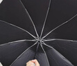 左都（ZUODU）全自動晴雨傘三折傘晴雨兩用折疊傘女黑膠防曬防紫外線便攜遮陽傘 曬單實拍圖