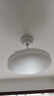 歐普（OPPLE）風(fēng)扇燈吊扇燈24瓦LED照明低噪音餐廳臥室吊燈燈具包安裝 冰風(fēng)白 曬單實(shí)拍圖