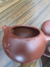 西施壺家用小容量茶具套裝原礦大紅袍茶壺宜興名家手工紫砂壺 經(jīng)典網(wǎng)孔紫泥扁西施 200ml 曬單實拍圖