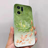 圖娜美 水墨錦鯉荷適用真我14Pro+手機(jī)殼realme12pro+新款古風(fēng)女硅膠手鏈高級感鏡頭全包防摔潮流保護(hù) 草紫色Y-水墨錦鯉紫荷花+手鏈+全屏膜 真我12Pro 曬單實(shí)拍圖