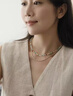 伊燦彩色石多巴胺仿珍珠項鏈女2025新款爆款鎖骨鏈小眾設(shè)計高級感頸鏈 彩色石多巴胺珍珠項鏈 曬單實拍圖