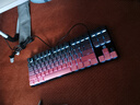 惠普（HP）GK200機械鍵盤(pán)有線(xiàn)辦公游戲鍵盤(pán) 20種背光燈效 87鍵電競鍵盤(pán)鼠標套裝電腦外設鍵鼠 側刻黑莓粉【青軸】白光 曬單實(shí)拍圖