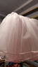 艾舞戈兒童舞蹈服女童短袖芭蕾舞練功服寶寶連體裙粉色公主紗裙 130碼 曬單實(shí)拍圖