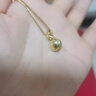 彩萊婭鈦鋼福袋項(xiàng)鏈女潮輕奢簡(jiǎn)約氣質(zhì)鎖骨鏈女生仿和田玉吊墜網(wǎng)紅飾品 仿和田玉金色項(xiàng)鏈 曬單實(shí)拍圖
