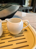 金鑲玉 茶具配件 公道杯 豬油白富貴茶海 高白瓷茶海功夫茶具分茶器 曬單實(shí)拍圖