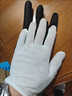 魔幻旋轉白手套透氣夏季男女款禮儀文玩純棉防汗薄紗布一次性打底內襯 001無(wú)感棉【24只】 曬單實(shí)拍圖