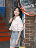 唐菓蜜連衣裙女夏季2025新款女裝韓版時尚百搭氣質(zhì)小個子顯瘦通勤套裝裙 白色上衣+牛仔裙子 M 曬單實拍圖
