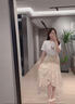 納琳雅Nalinya連衣裙夏季女裝2025新款短袖T恤顯瘦雪紡碎花半身裙兩件套 圖片色套裝 XL 【115-125斤】 曬單實(shí)拍圖