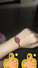 時光一百（TIME100）手鏈表輕奢簡約橢圓手鐲女學(xué)生手表ins風(fēng)寶石七夕禮物手表女 曬單實拍圖