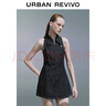 UR2025夏季新款女裝復古學(xué)院風(fēng)無(wú)袖牛仔連衣裙UYU850060 藍色 XS 曬單實(shí)拍圖